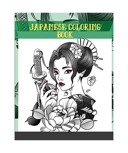 Japanese coloring book