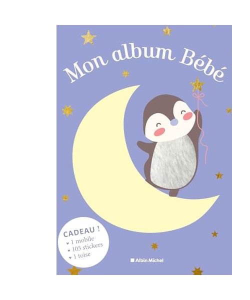 Mon album bébé (Edition 2023): Avec 1 mobile, 105 stickers, 1 toise