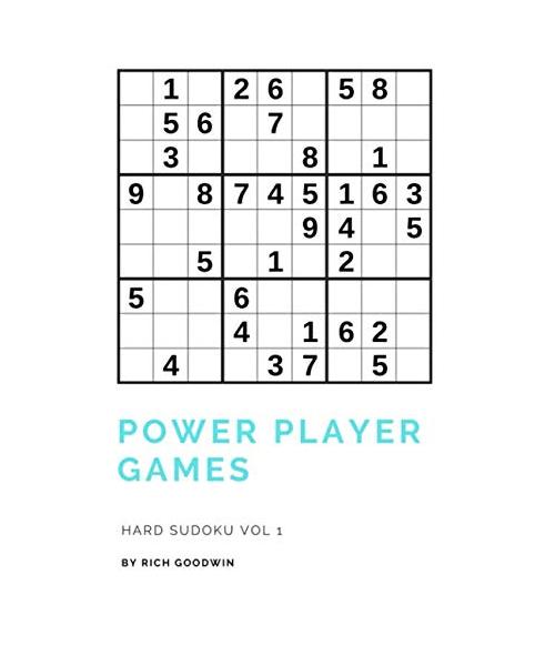 Power Player Games Hard Sudoku Vol 1