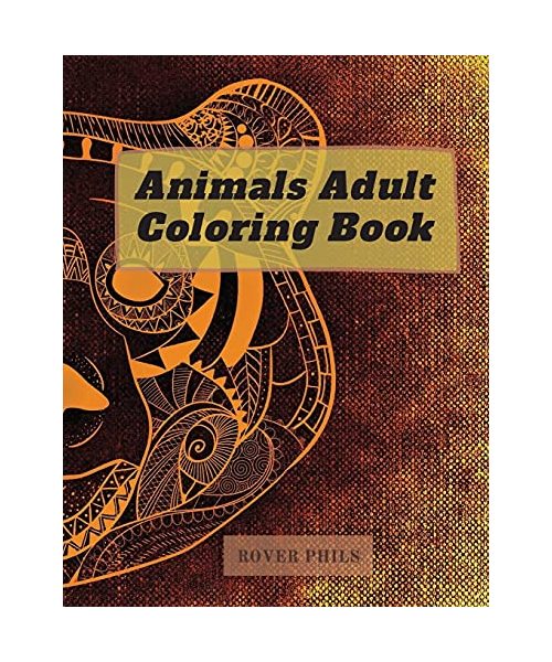 Animals Adult Coloring Book