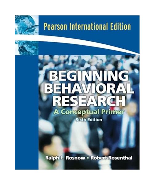 Beginning Behavioral Research