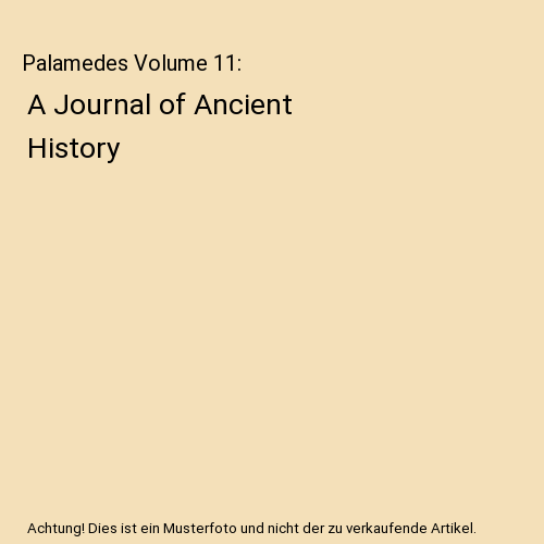 Palamedes Volume 11