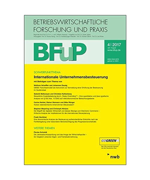 Internationale Unternehmensbesteuerung