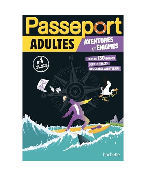 Passeport Adultes - Aventures et énigmes - Cahier de vacances 2024
