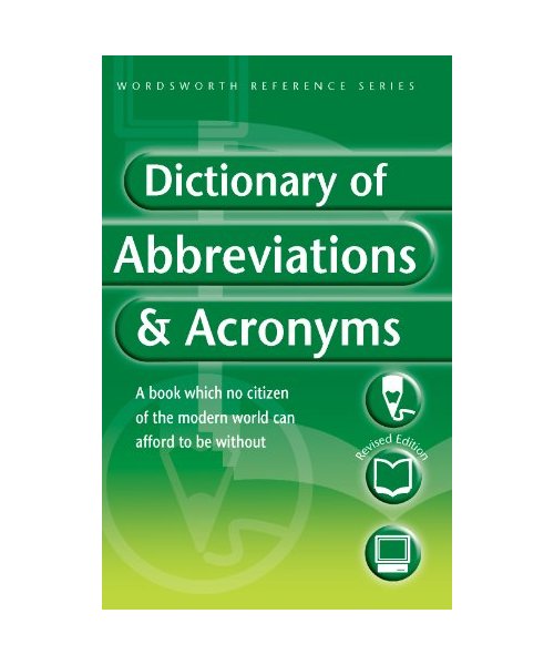 Dictionary of Abbreviations  Acronyms