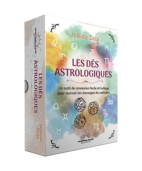 Les Dés Astrologiques: Un outil de connexion facile et ludique pour recevoir les messages du zodiaque - Avec 3 dés et 1 tapis