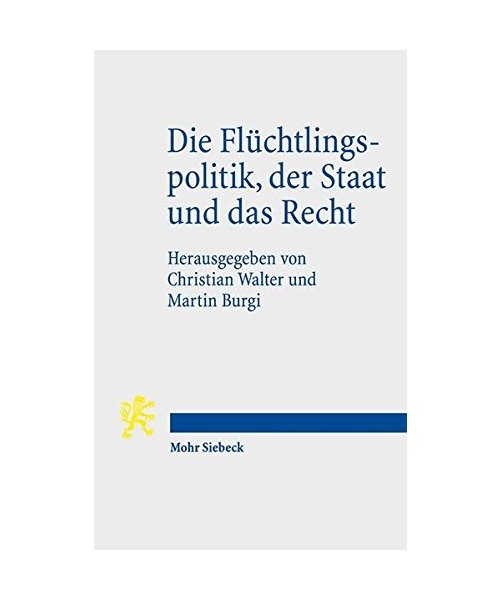 Die Flüchtlingspolitik, der Staat und das Recht