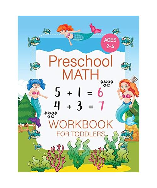 Preschool Math Workbook for Toddlers Ages 2-4: Prepair for Kindergarten with Matching Activities for 2-4 years old kids - Beginner Math Preschool Lear