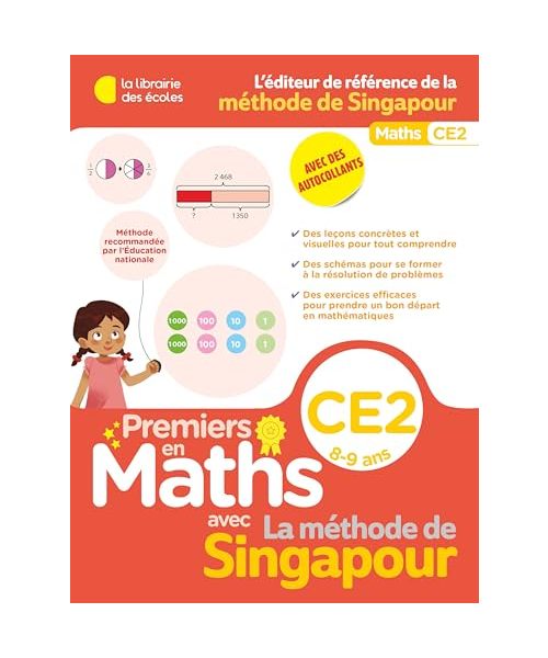 Premiers en maths - Méthode de Singapour CE2