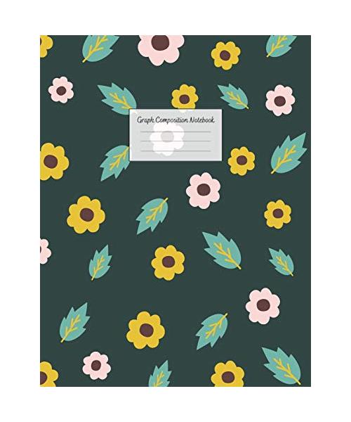 Graph Composition Notebook: Grid Paper Notebook: Large Size 8.5x11 Inches, 110 pages. Notebook Journal: Pink Yellow Green Workbook for Preschooler