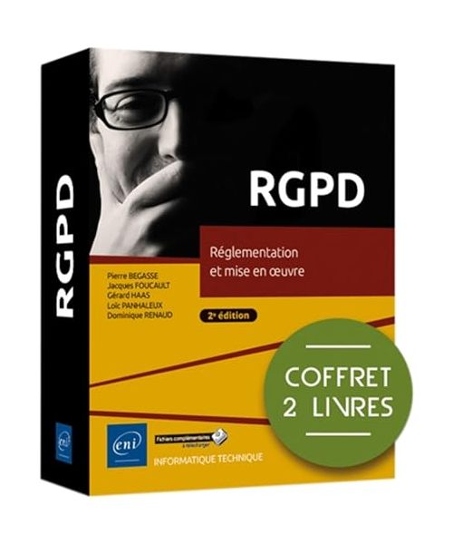 RGPD - Coffret de 2 livres : Réglementation et mise en œuvre (2e édition)