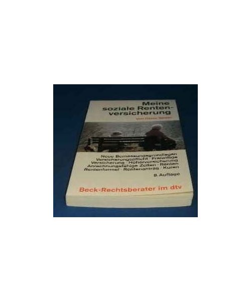 Meine soziale Rentenversicherung.