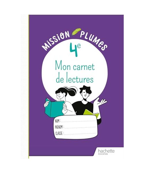 Mon Carnet de lectures 4e - Cahier élève - Ed. 2024