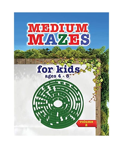 Mazes for kids ages 4 - 8: Amazing activity book for kids and fun with challenging mazes!