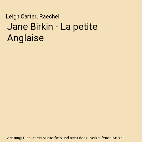 Jane Birkin - La petite Anglaise