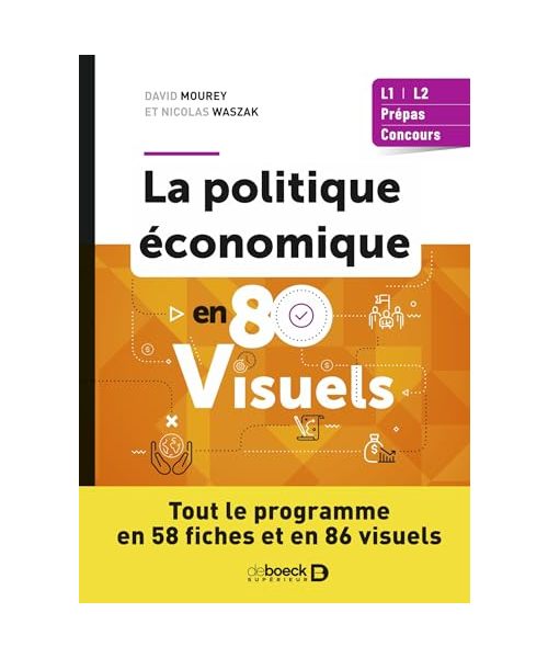 La politique économique en 80 visuels: Tout le programme en 58 fiches et en 86 visuels