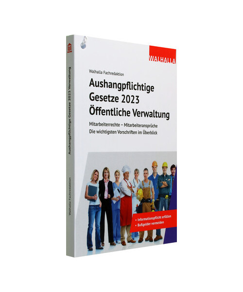 Aushangpflichtige Gesetze 2023 Öffentliche Verwaltung