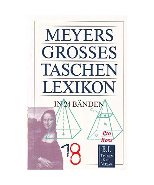 Meyers grosses Taschenlexikon Band 18 Pto-Ross
