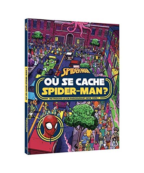 SPIDER-MAN - Où se cache Spider-Man ? - Cherche et trouve - Marvel: Retrouve-le en parcourant New York !