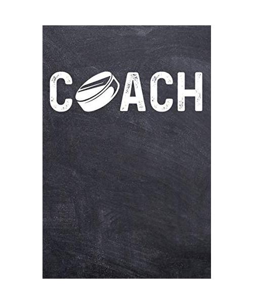 Coach: Hockey College Ruled Notebook (6x9 inches) with 120 Pages