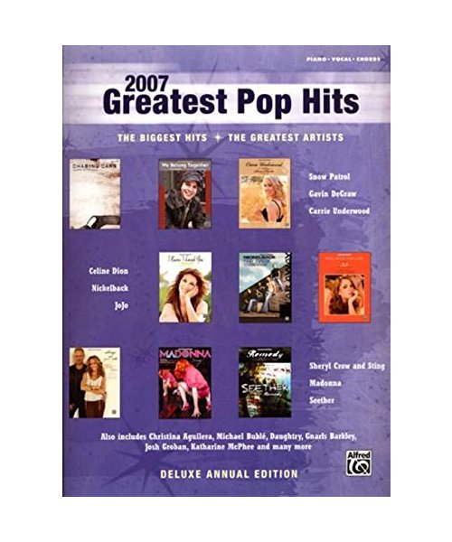 2007 Greatest Pop Hits: Piano/Vocal/Chords