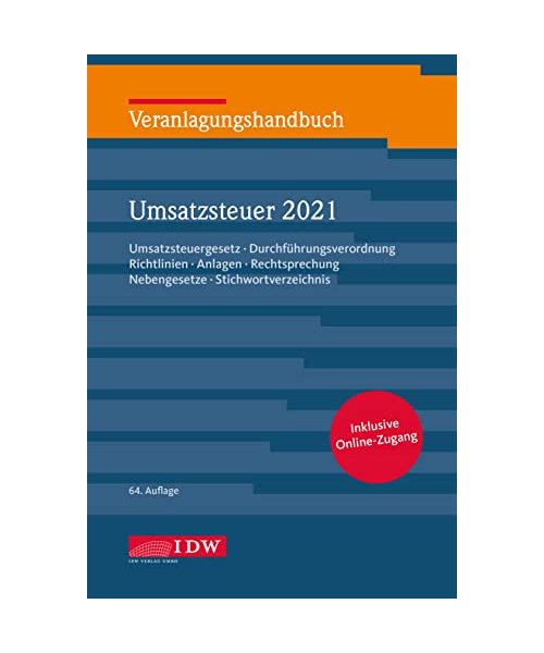 Veranlagungshandb. Umsatzsteuer 2021, 64. A.