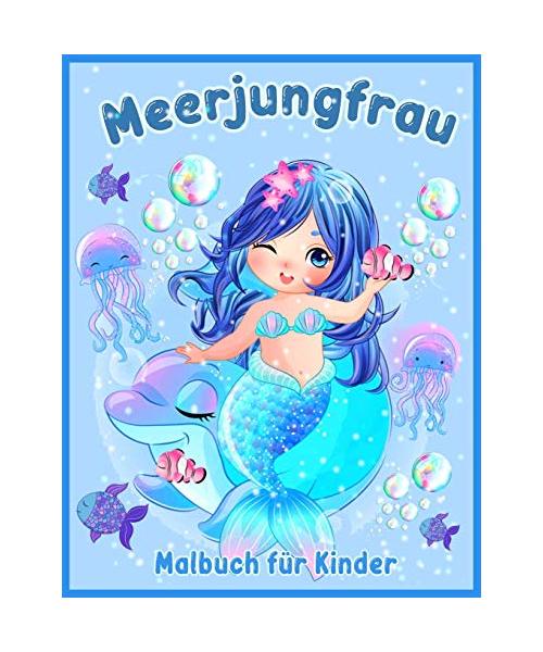 Meerjungfrau Malbuch