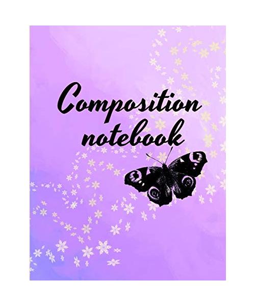 Composition notebook: Wide Ruled Lined Paper, Journal for Students