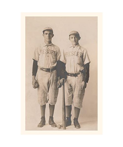 Vintage Journal Old Time Baseball Players