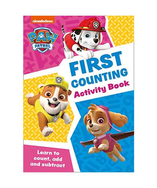 PAW Patrol First Counting Activity Book