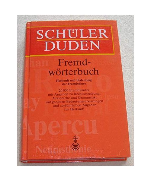 Schülerduden Fremdwörterbuch