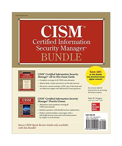 Cism Certified Information Security Manager Bundle