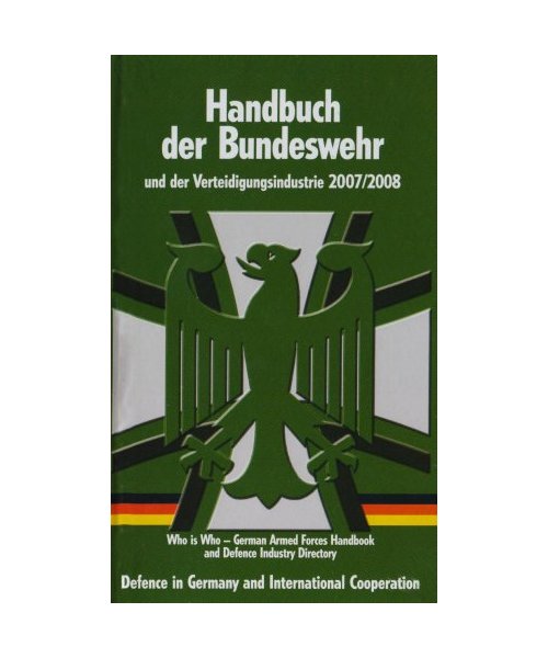 Handuch der Bundeswehr und Verteidigungsindustrie 2007/2008