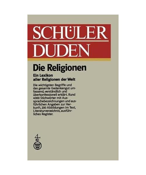 (Duden) Schülerduden, Die Religionen