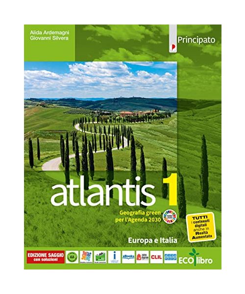 Atlantis. Con Cartografia, Quaderno delle competenze e Le regioni italiane. Per la Scuola media. Con e-book. Con espansione online. Con DVD-ROM. Europa e Italia (Vol. 1)