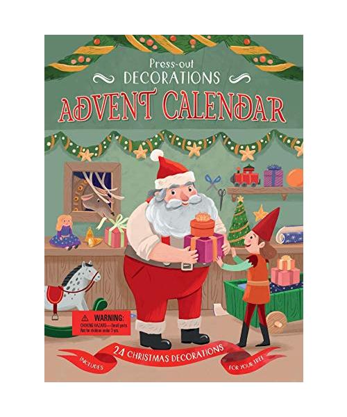 Press-Out Decorations: Advent Calendar: Includes 24 Christmas Decorations for Your Tree