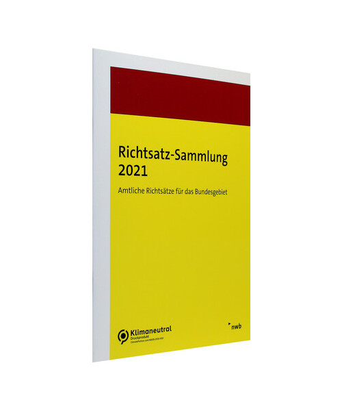 Richtsatz-Sammlung 2021