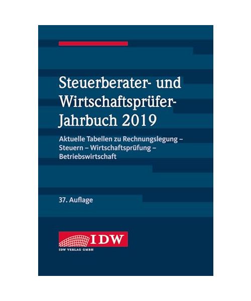 Steuerberater- und Wirtschaftsprüfer-Jahrbuch 2019
