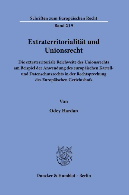 Extraterritorialität und Unionsrecht