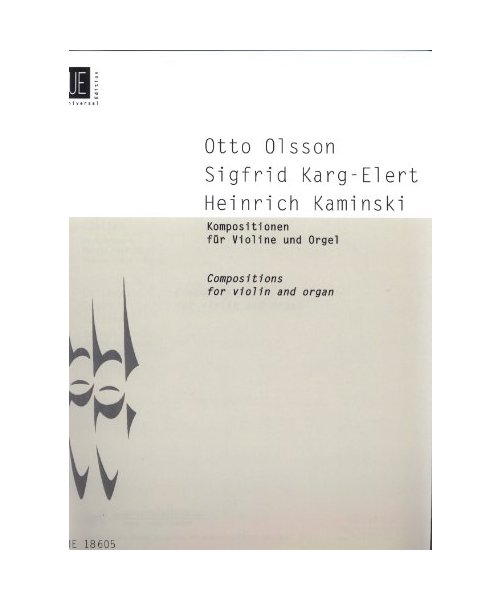 Kompositionen für Violine und Orgel