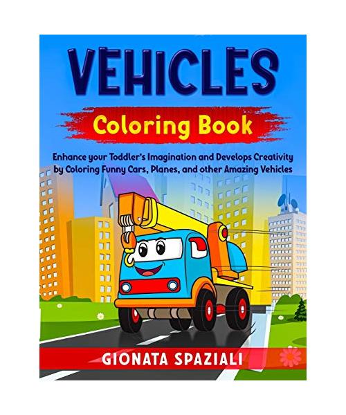 Vehicles Coloring Book