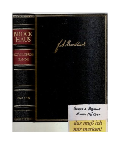 Brockhaus Enzyklöpädie Band 8: FRU-GOS