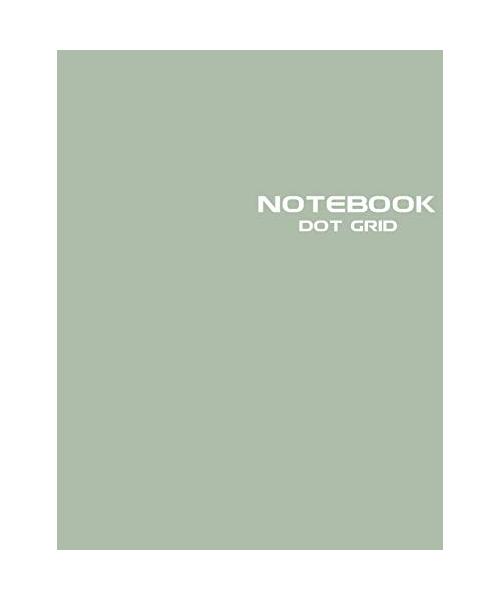 Dot Grid Notebook: Stylish Jojoba Green Notebook Journal, 120 Dotted Pages 8.5 x 11 inches Large Journal Paper - Softcover ( Younity Styl