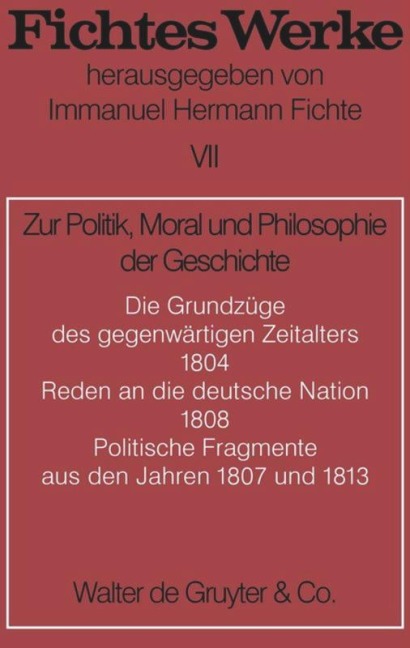 Zur Politik, Moral und Philosophie der Geschichte
