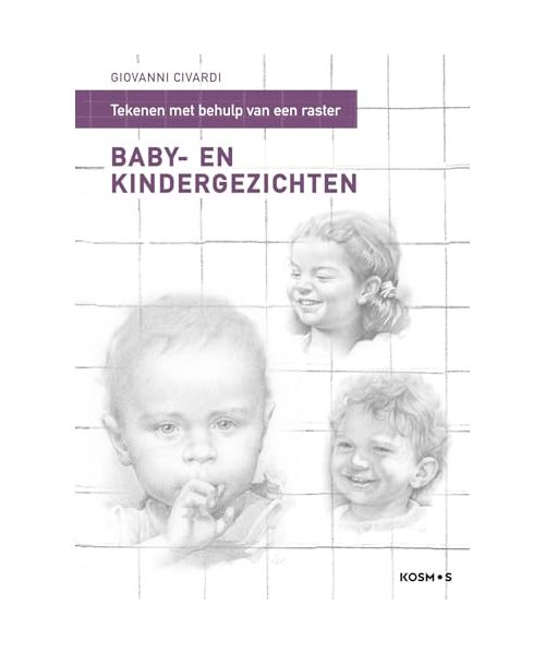 Baby- en kindergezichten (Tekenen met behulp van een raster)
