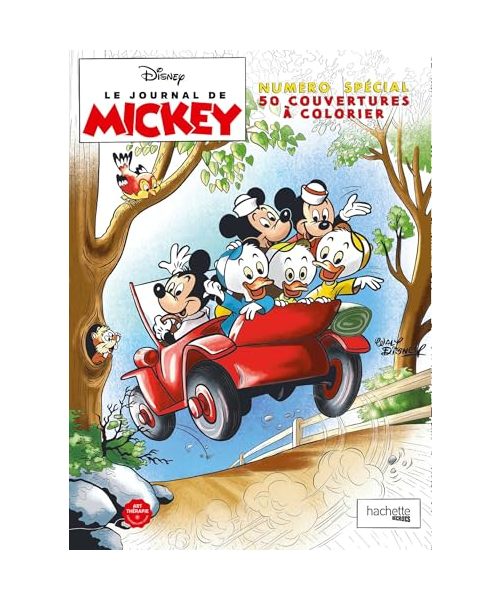 Le Journal de Mickey: Numéro spécial 50 couvertures à colorier