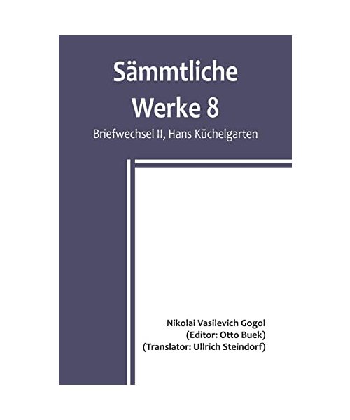 Sämmtliche Werke 8