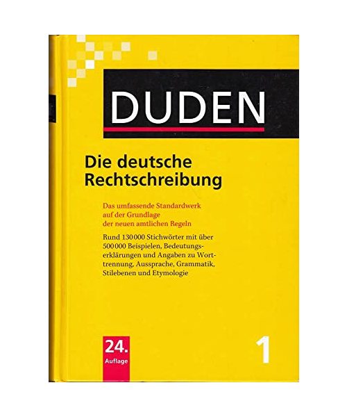 Duden 01. Die deutsche Rechtschreibung