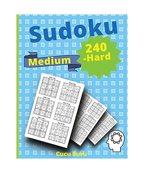 240 Medium-Hard Sudoku: Train Your Brain with these Fun