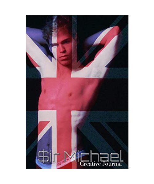 UK  British Flag  sexy Sir Michael designer  creative blank Journal